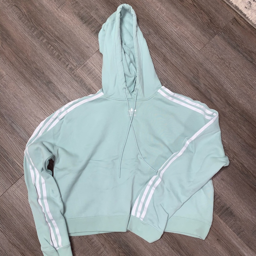 Cropped adidas hoodie
